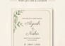 design modern wedding invitation with  qr code and location